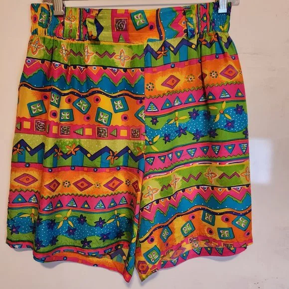 Short Oscar De La Renta Taille Small (S) - Neuf Sans étiquettes, Multicolore, Coupe Régulière
